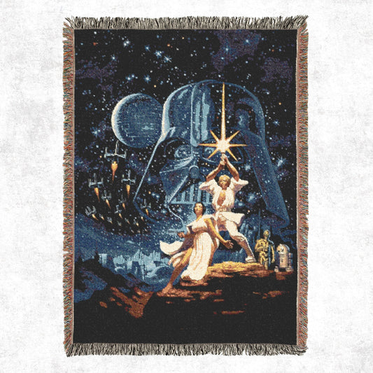 Galaxy Saga Woven Blanket